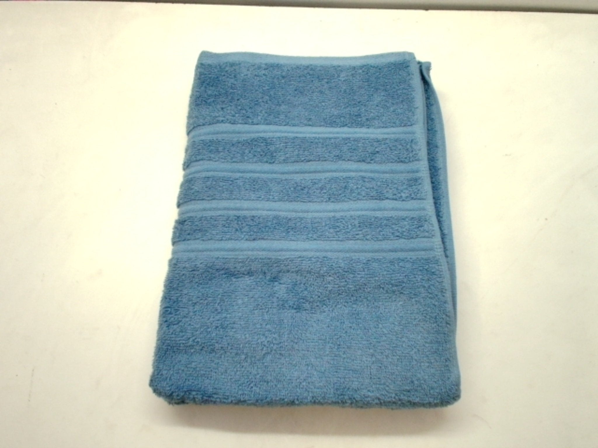 Denim Blue Cotton Bath Towel 27"x52" by Haenkrs - Brantford Surplus