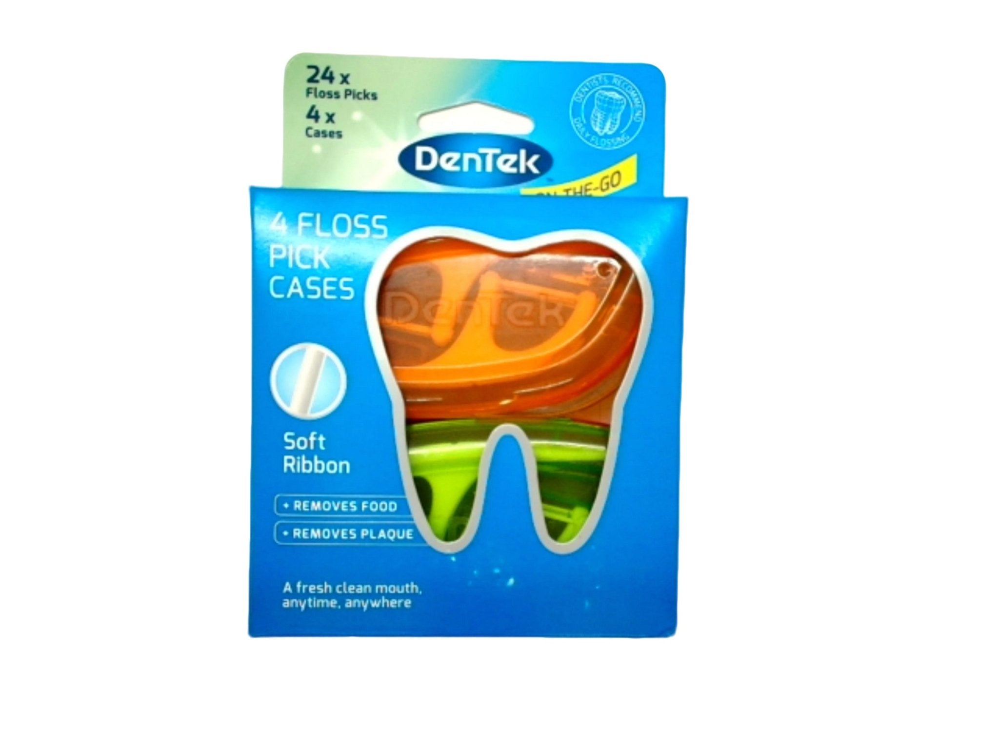 Dentek Floss Picks 24pk - Convenient Dental Care Solution - Brantford Surplus