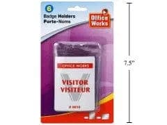 DESK TECH, 8 - PC. VERTICAL BADGE HOLDERS, B/C - Brantford Surplus