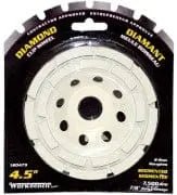 Diamond cup wheel 4.5" 7/8 bore 7500 RPM - Brantford Surplus