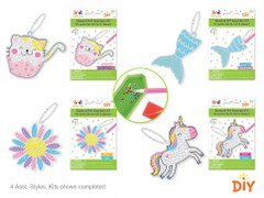 Diamond Painting DIY Keychain Kit - Fantasy Frolic - Brantford Surplus