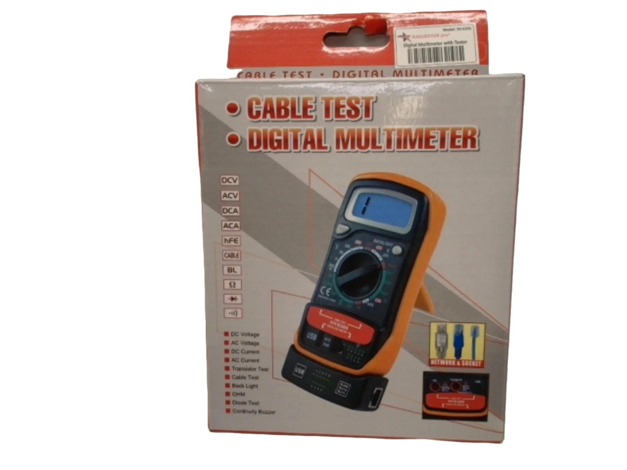 Digital multimeter with cable tester - eaglestar pro - Brantford Surplus