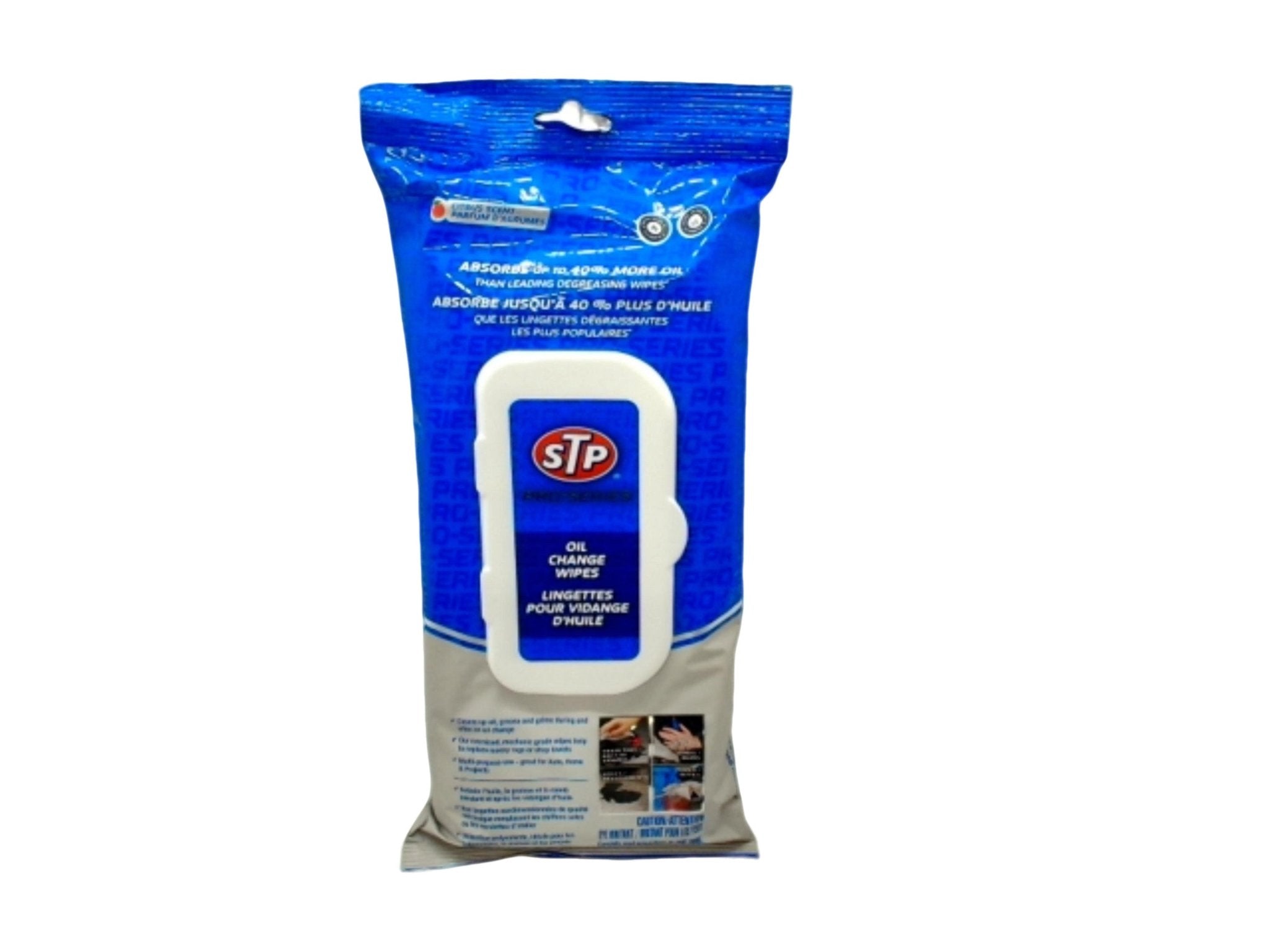 Disposable Oil Change Wipes 30pk. Stp Pro Series - Brantford Surplus