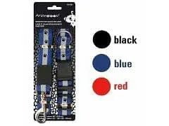 Dog collar and leash 47 inch leash 27 inch collar reflects/glows in dark - Brantford Surplus