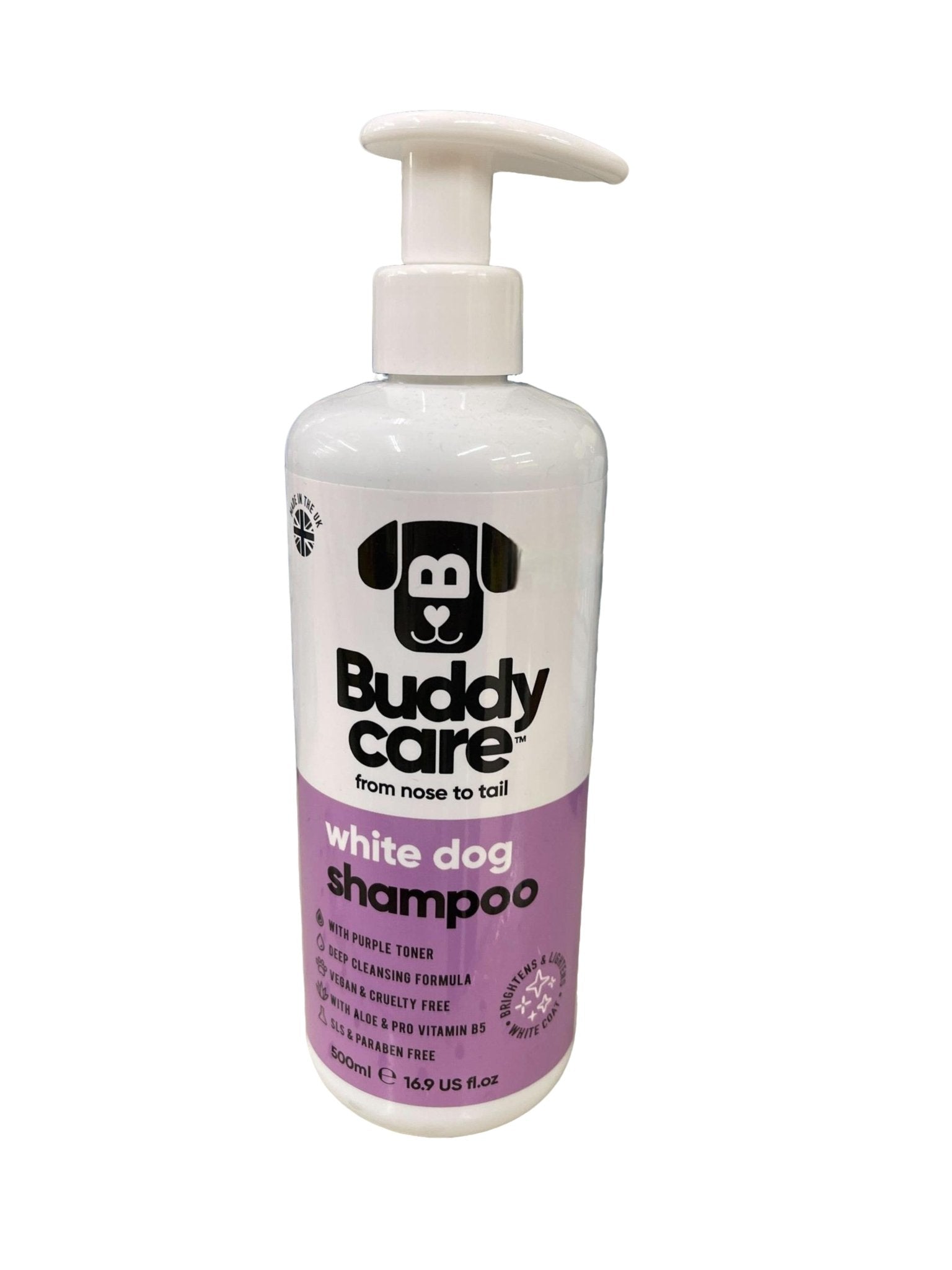 Dog Whitening Shampoo 500ml - Enhance White Coat - Brantford Surplus