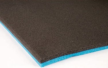 Double Foam Sleeping Pad 20x72 - Blue/Black Camping Mat - Brantford Surplus