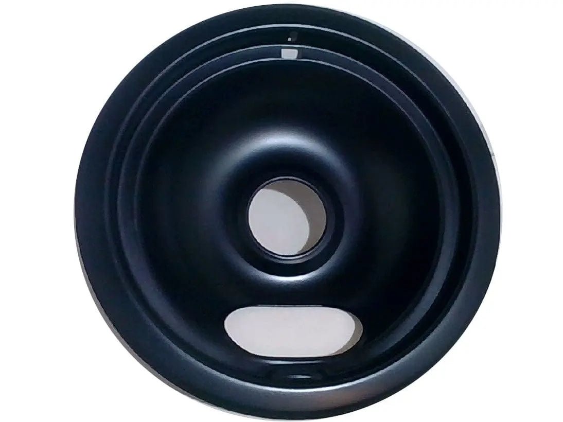 Drip Pan 6" Multi - fit Non - stick Black - Brantford Surplus