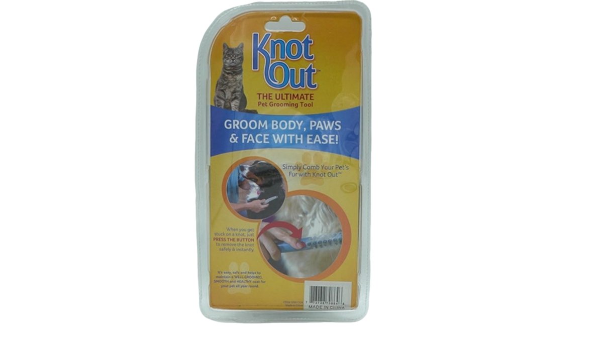 Electric Pet Grooming Comb - Detangling Knot Remover Brush - Brantford Surplus