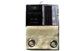 Embossed Beige Curtain 54x84" - Brantford Surplus