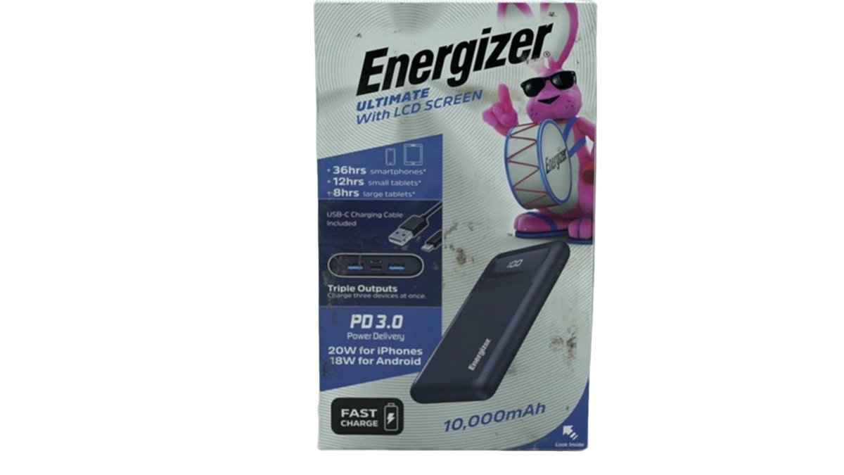 Energizer 10,000mAh Portable Power Bank Fast Charger - Brantford Surplus