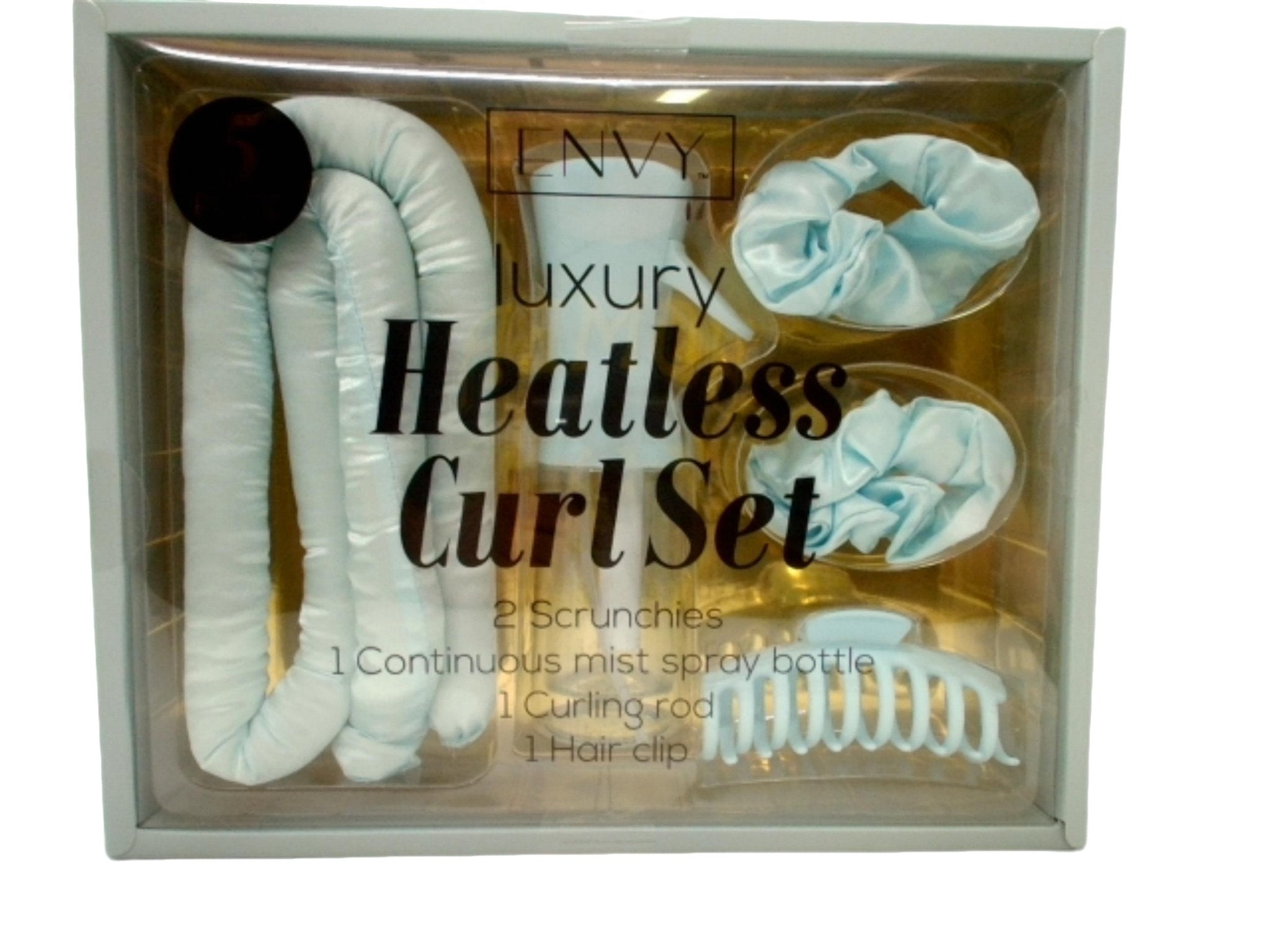 Envy Heatless Hair Curler Kit - 5pc No - Heat Curls - Brantford Surplus