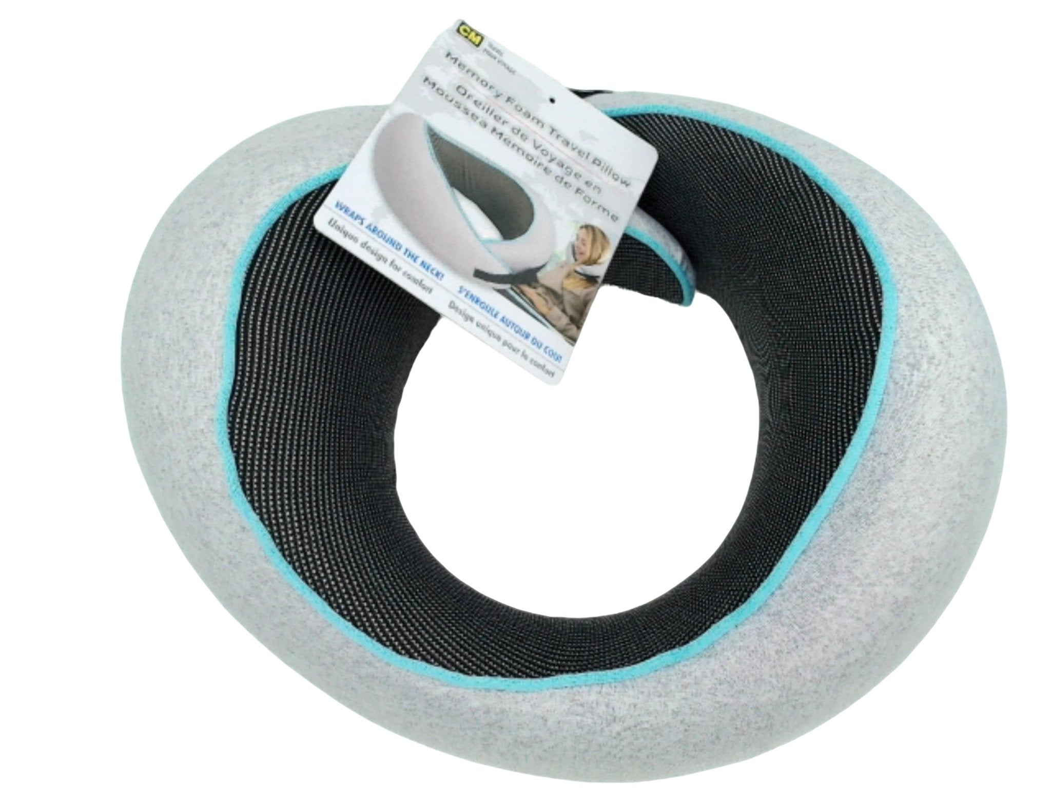 Ergonomic Memory Foam Neck Pillow - Travel Support Cushion - Brantford Surplus