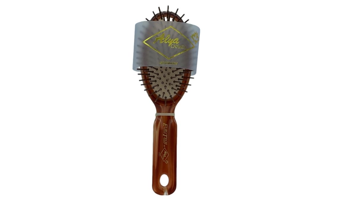 Euro Tech Brown Plastic Handle Hairbrush – Detangling Brush - Brantford Surplus