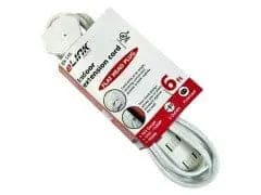 Extension cord flat head 6 feet - Brantford Surplus