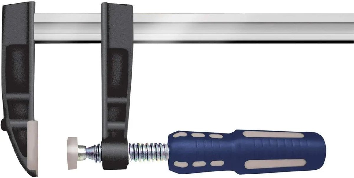 F - Clamp 8 inch heavy duty quick action ROK - Brantford Surplus