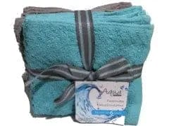 Facecloth Woven 6pk. 13x13" Assorted - Brantford Surplus