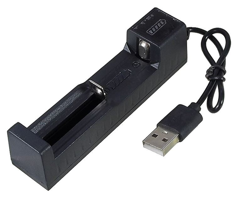 Fast USB 18650 Charger - Rechargeable Lithium Battery Adapter - Brantford Surplus
