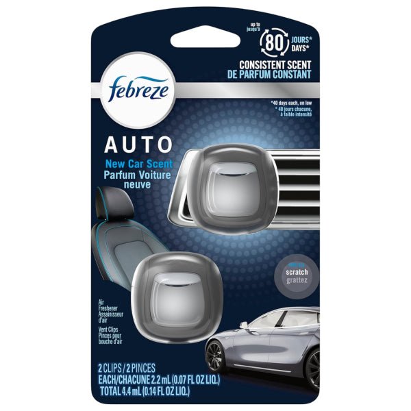 Febreze Car Air Freshener Pack - Long - Lasting Scent - Brantford Surplus