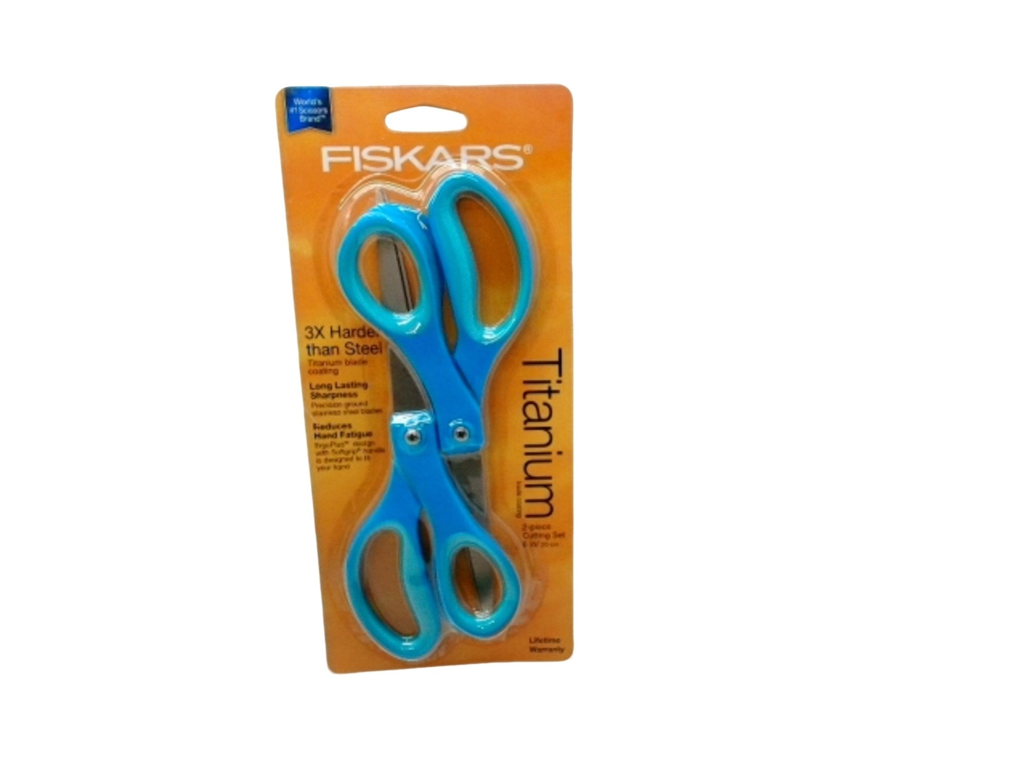 Fiskars 8" Titanium Scissors - Durable Craft Shears 2 - Pack - Brantford Surplus