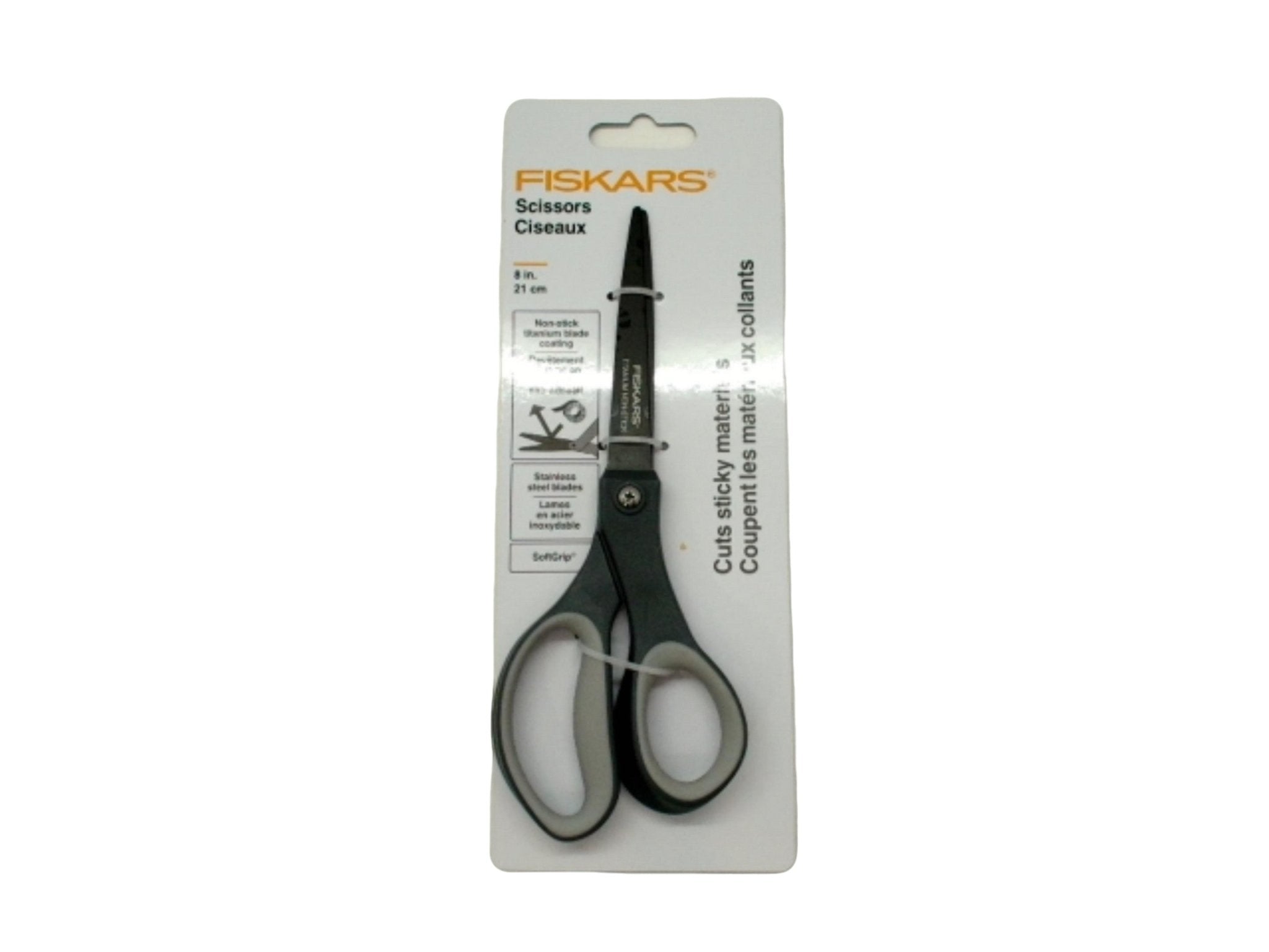 Fiskars Titanium Non - Stick Craft Scissors 8 Inch - Brantford Surplus