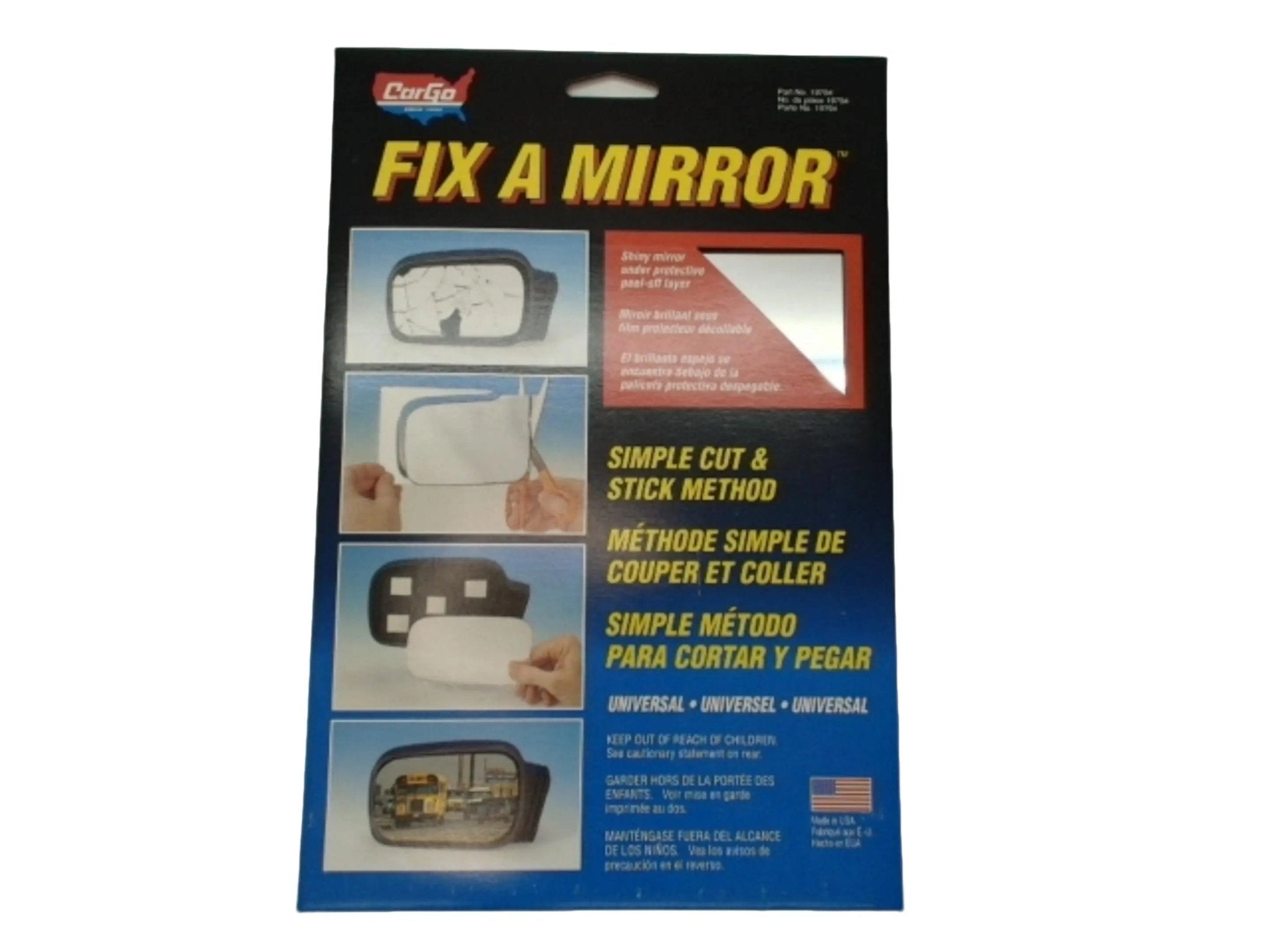 Fix A Mirror Cut & Stick Universal CarGo - Brantford Surplus