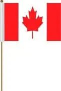 Flag Canadian On Stick 12" X18" - Brantford Surplus