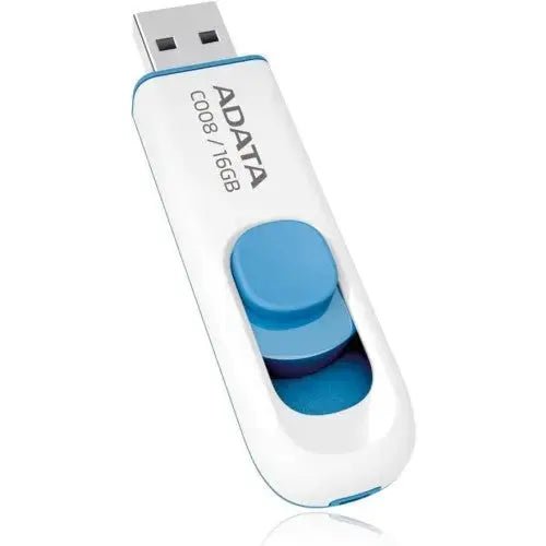 Flash Drive 16GB C008 USB 2.0 Retractable Capless ADATA - Brantford Surplus