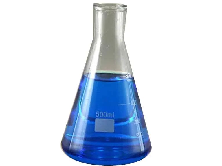 Flask, Erlenmeyer, 500ml, borosilicate glass - Brantford Surplus