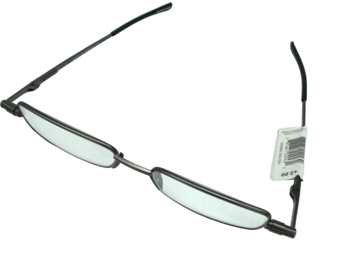 Foster Grant Folding Reading Glasses +2.00 Compact Readers - Brantford Surplus