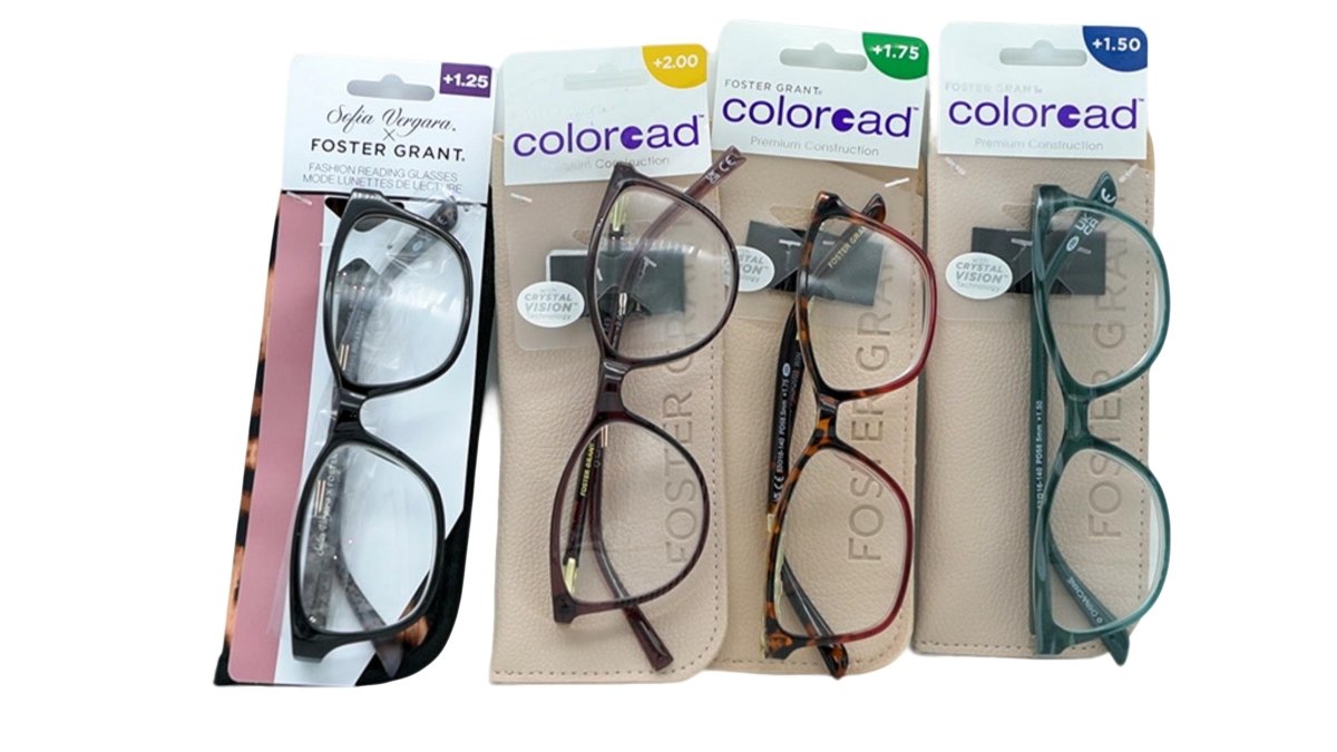 Foster Grant Reading Glasses with Case – Assorted Styles - Brantford Surplus