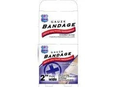 Gauze bandage 2 inch x 4.5 yards - instant aid - Brantford Surplus