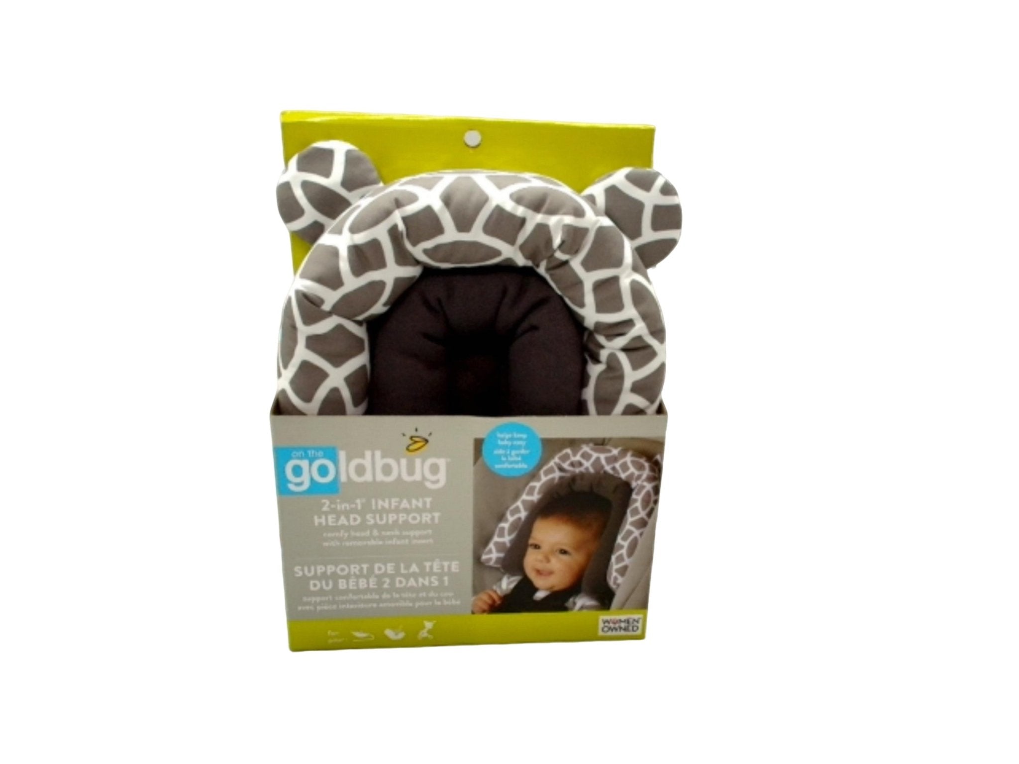 Goldbug Infant Head Neck Support Pillow 2 - in - 1 - Brantford Surplus