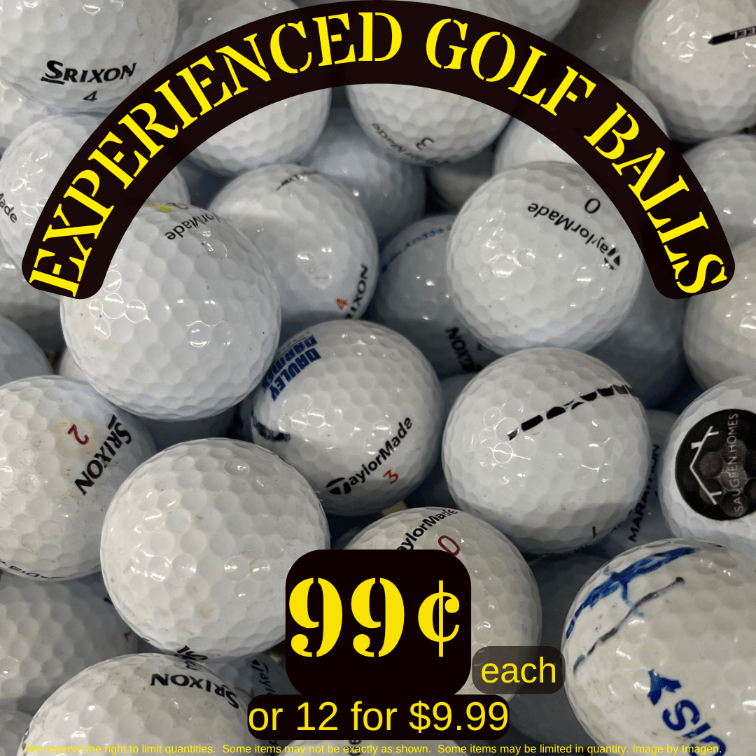 Golf Balls Clean Used Assorted (or 12/$9.99) - each sold individually - Brantford Surplus
