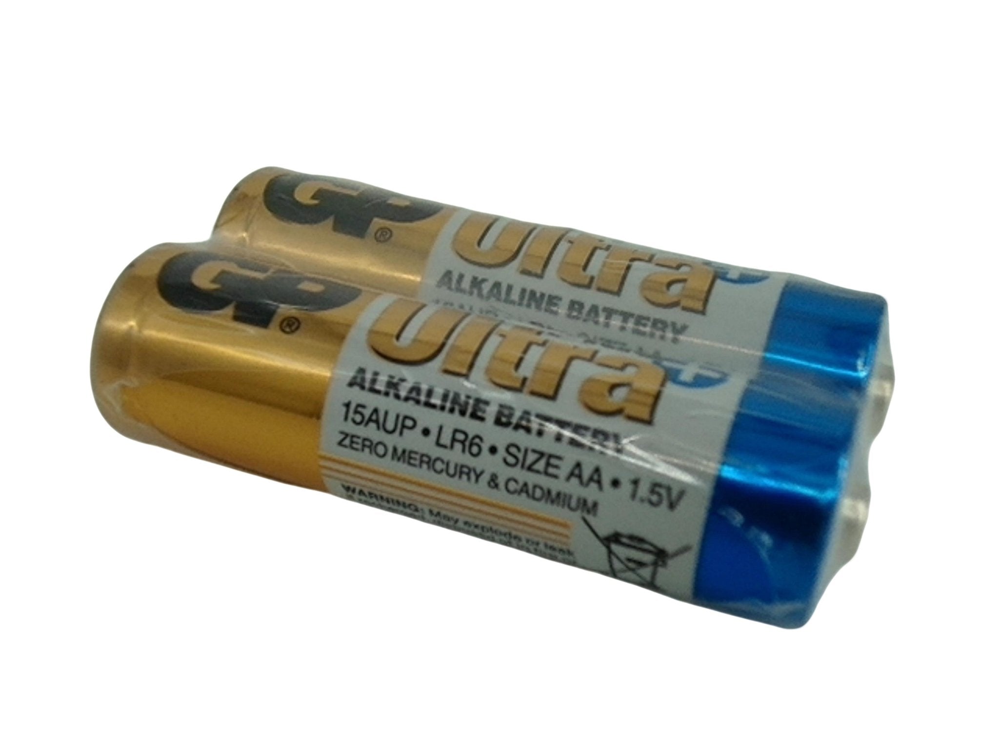 GP Ultra Plus AA Alkaline Batteries - 2 Pack - Brantford Surplus