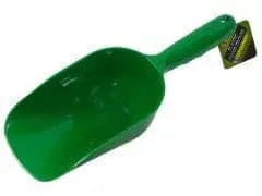 Green Plastic 2 - Cup Feed Scoop - Brantford Surplus