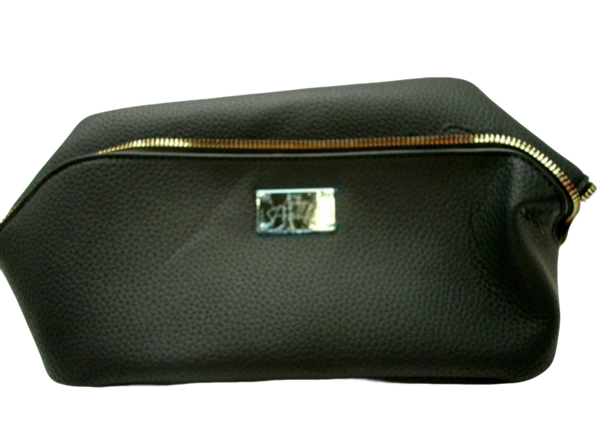 Guy Frankie Black Vanity Case - Stylish Travel Cosmetic Bag - Brantford Surplus