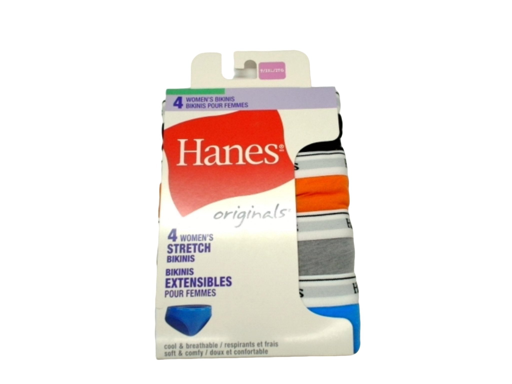 Hanes Women's 2XL Stretch Bikini Underwear 4 - Pack - Brantford Surplus