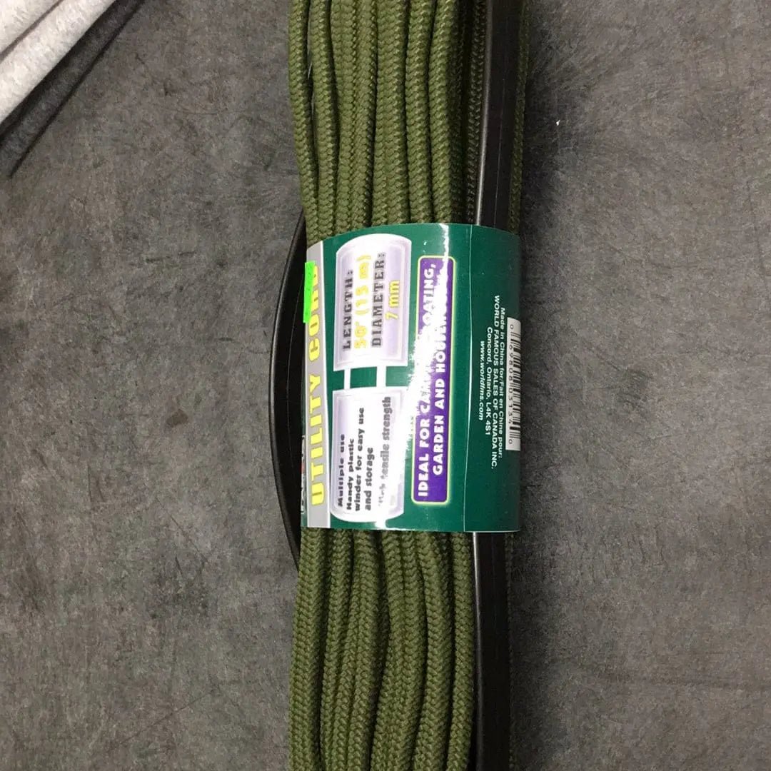 Heavy Duty Utility Cord 50ft 7mm - Brantford Surplus