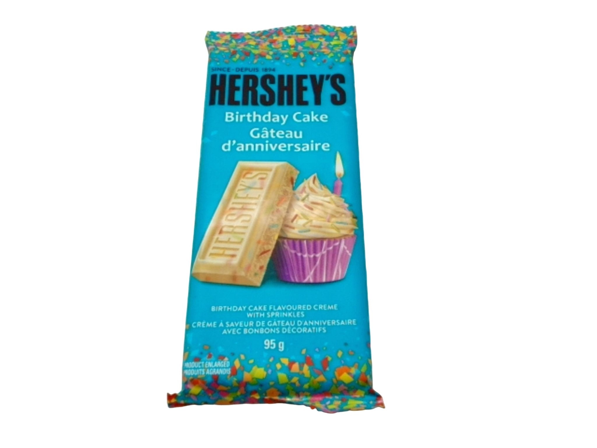 Hershey's Birthday Cake Chocolate Bar 95g – Candy Treat - Brantford Surplus