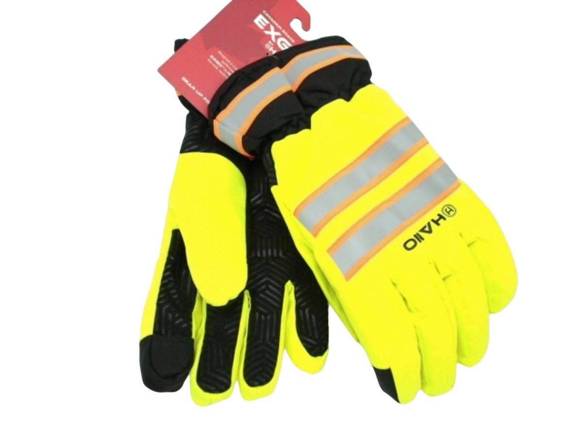 High Vis Work Gloves Large - 3M Thinsulate by Exgo - Brantford Surplus