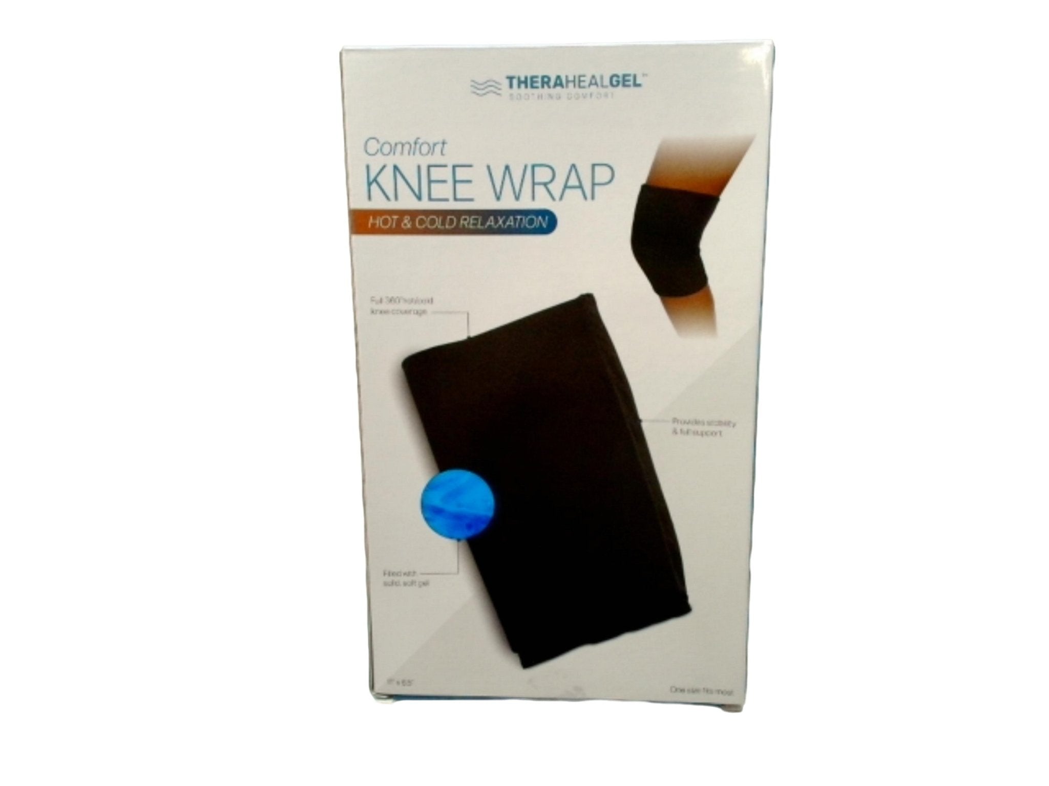 Hot Cold Gel Knee Wrap - Reusable Pain Relief Therapy - Brantford Surplus