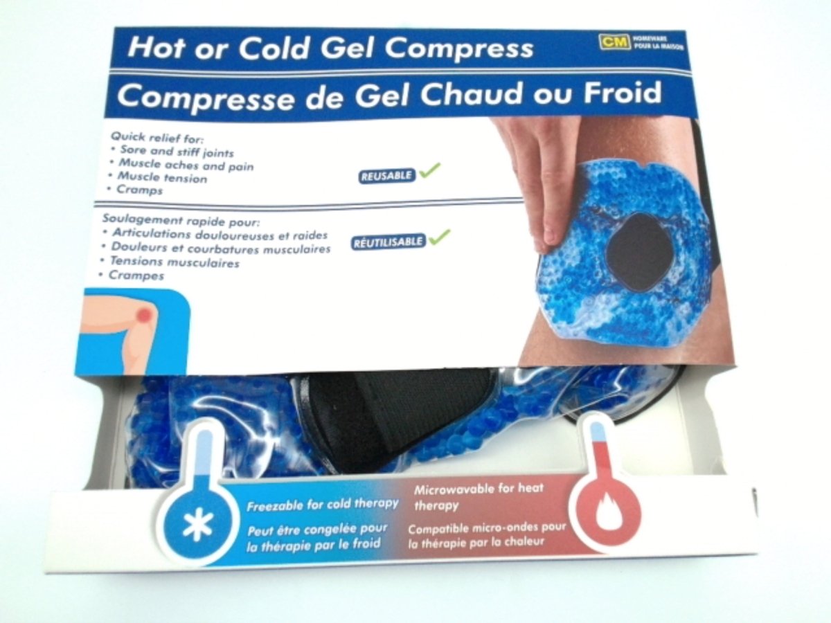 Hot & Cold Knee Compress Gel Pack for Pain Relief - Brantford Surplus