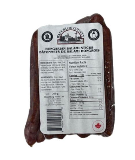 Hungarian Salami Sticks 375g – Waterloo County Promo - Brantford Surplus