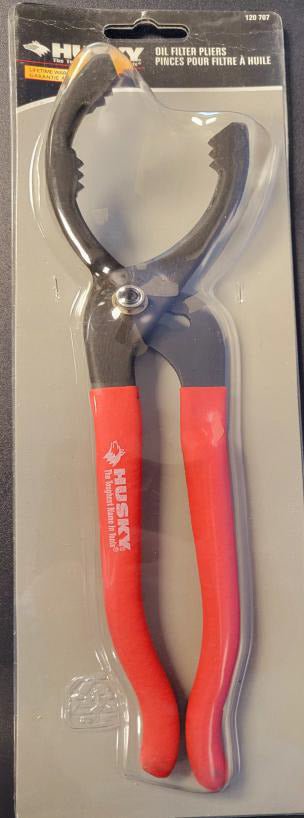 Husky Oil Filter Pliers - Durable Grip Tool - Brantford Surplus