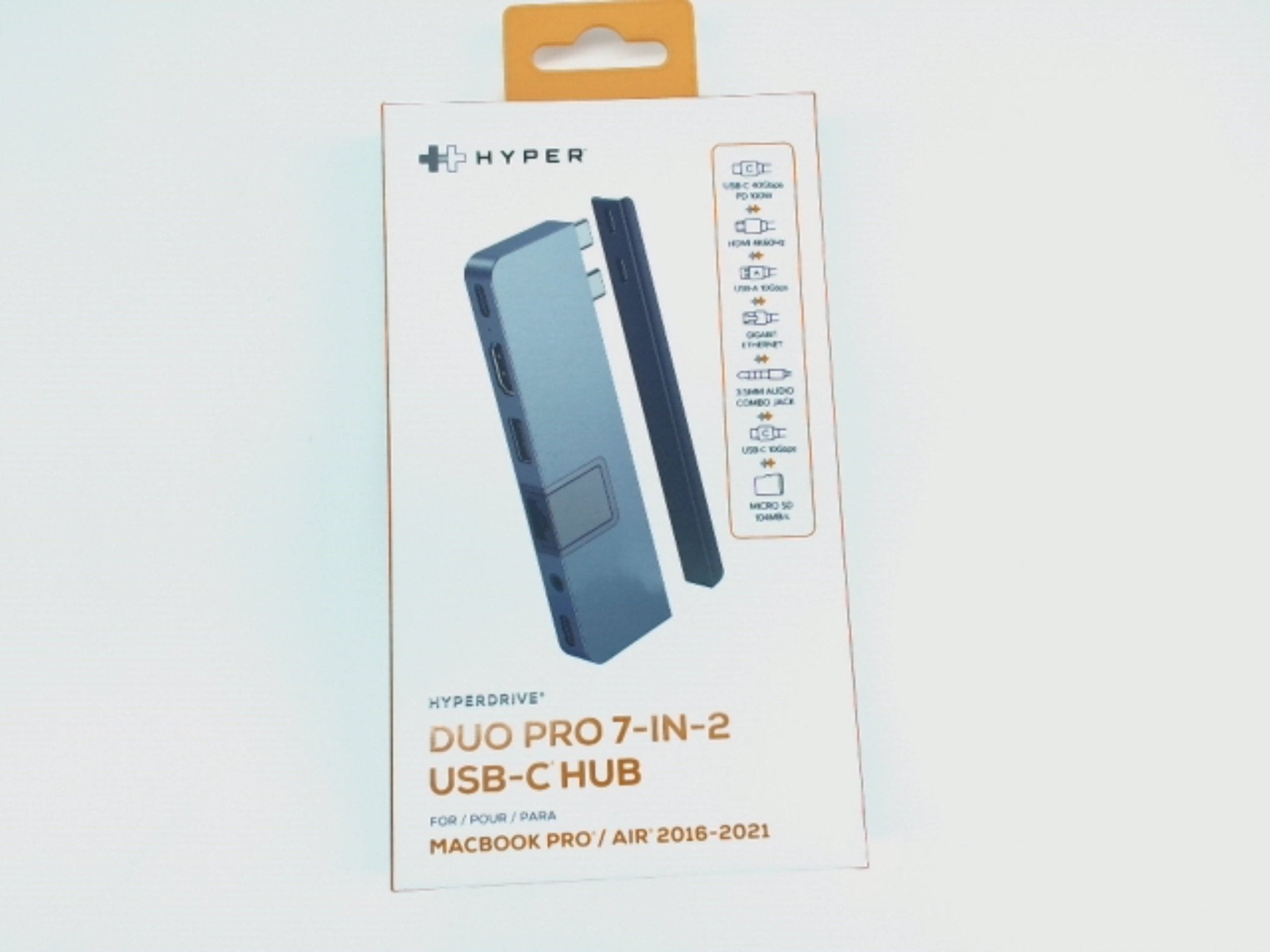 HyperDrive 7 - in - 2 USB - C Hub for MacBook Pro - Brantford Surplus