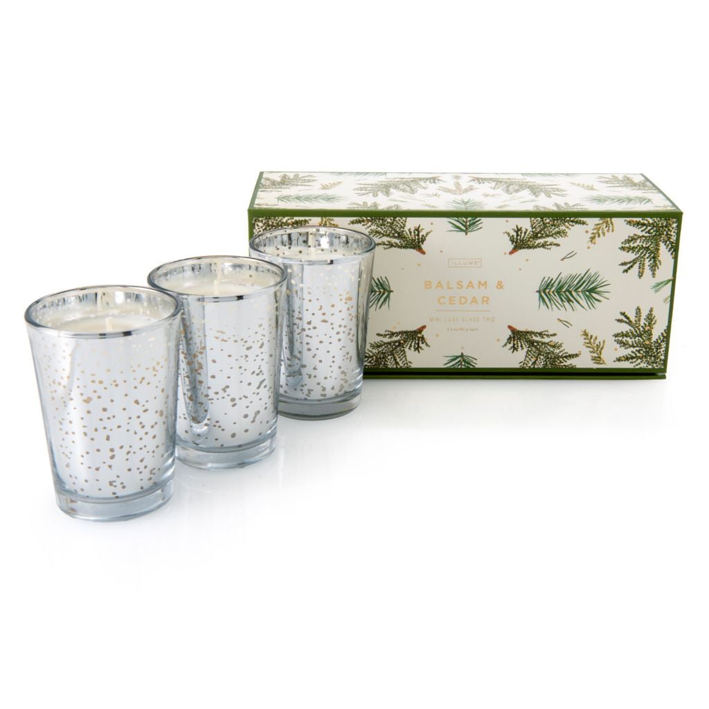 Illume Balsam Cedar Candle Gift Set - 3 - Pack Jar - Brantford Surplus