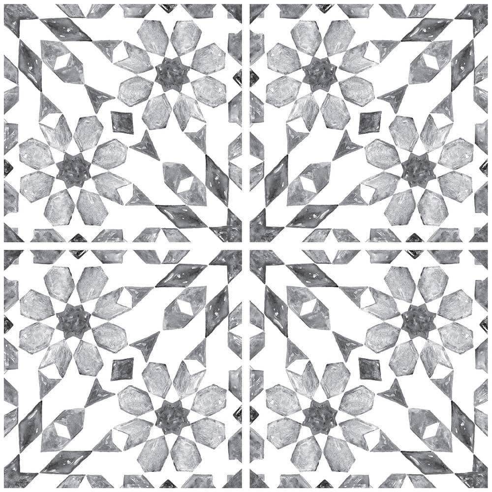 Peel & Stick Backsplash Tile 10" x 10" 4pk. Catalan
