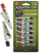 Insulated Alligator Clips 12 Pack, 2" - Brantford Surplus