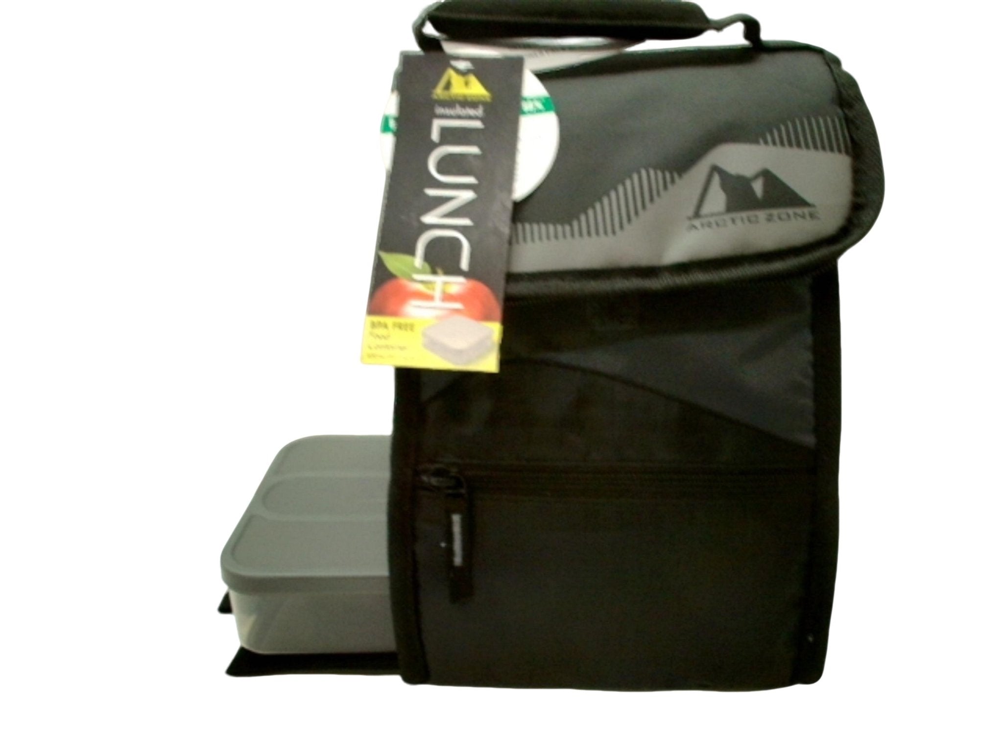 Insulated Black Hi - Top Lunch Bag with Container - Brantford Surplus