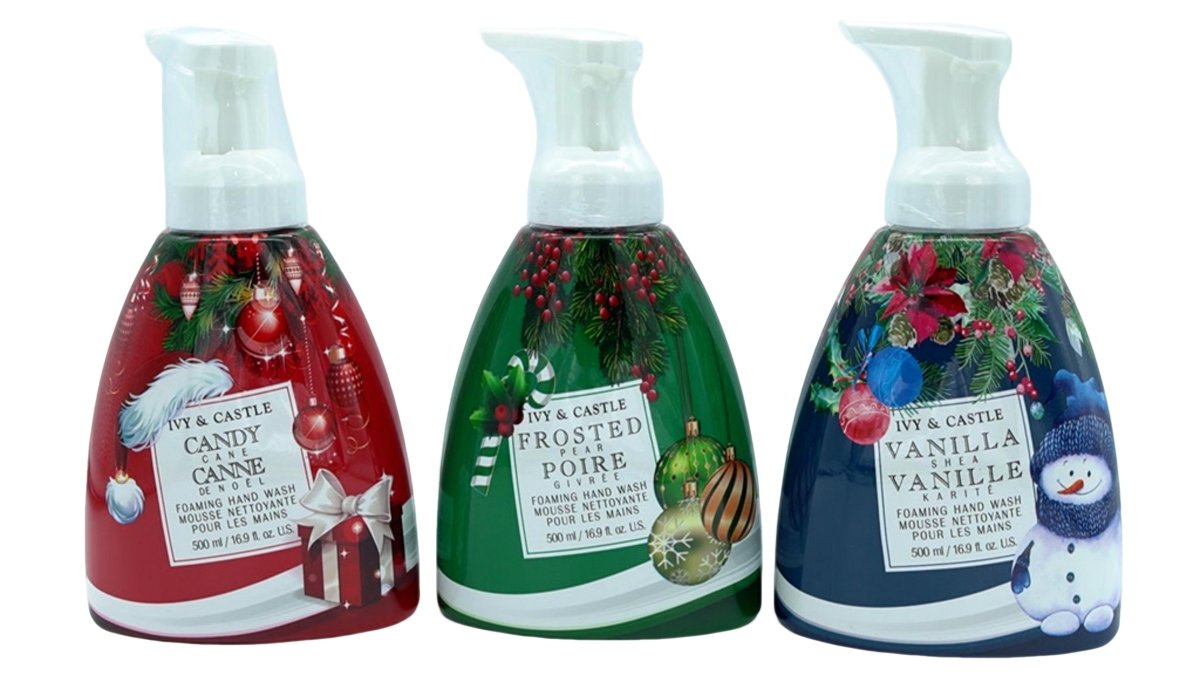 Ivy & Castle Foaming Hand Wash 500mL Assorted Scents - Brantford Surplus